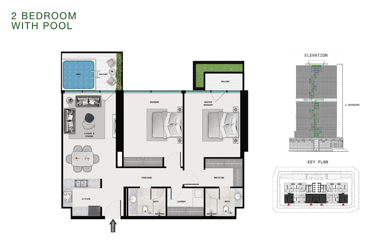 2 Bedroom