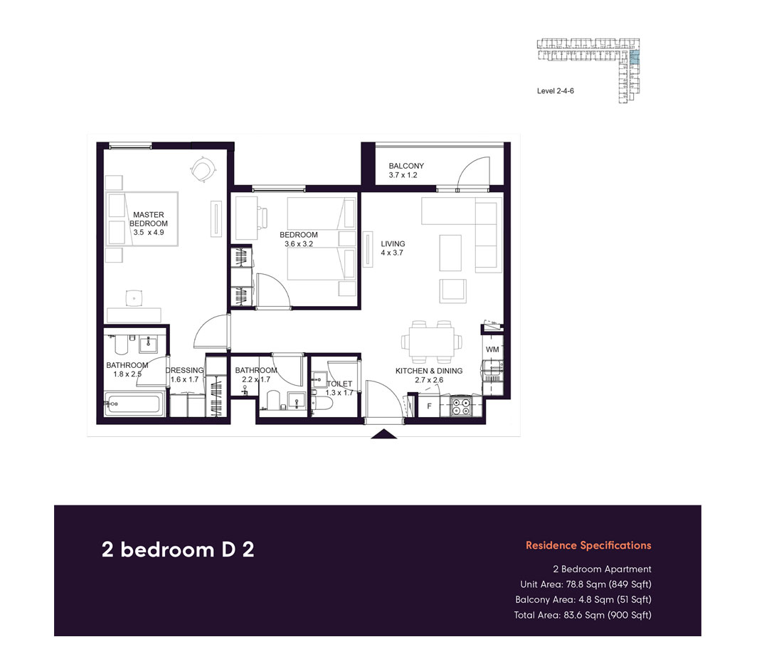 2 Bedroom