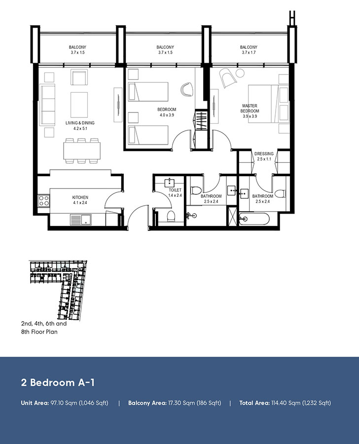 2 Bedroom