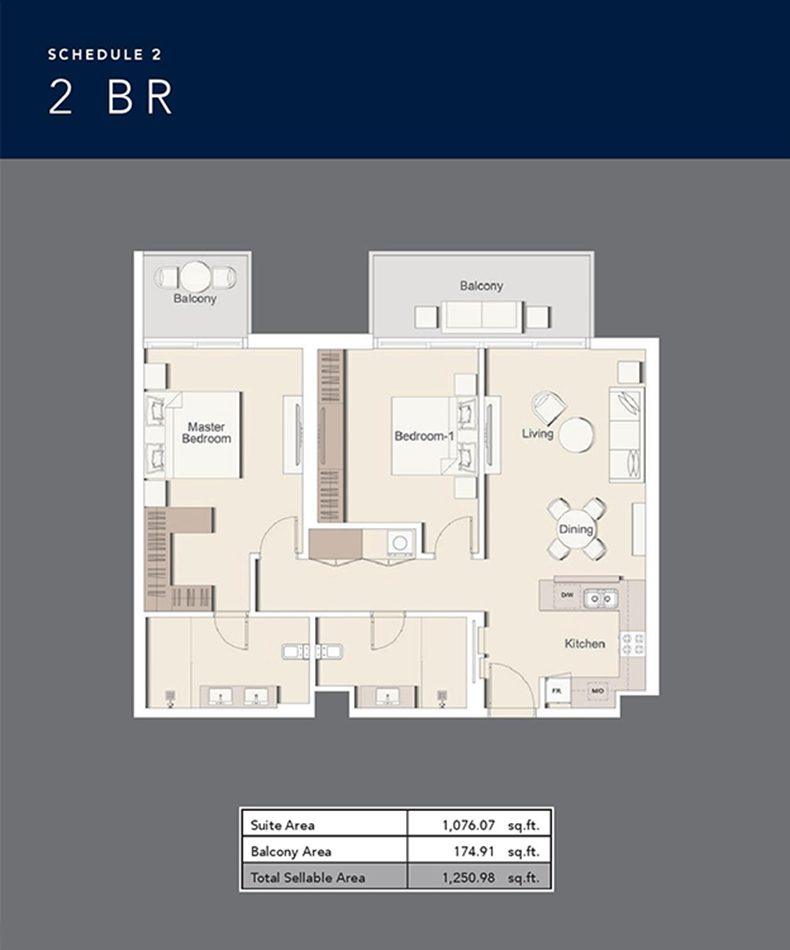 2 Bedroom