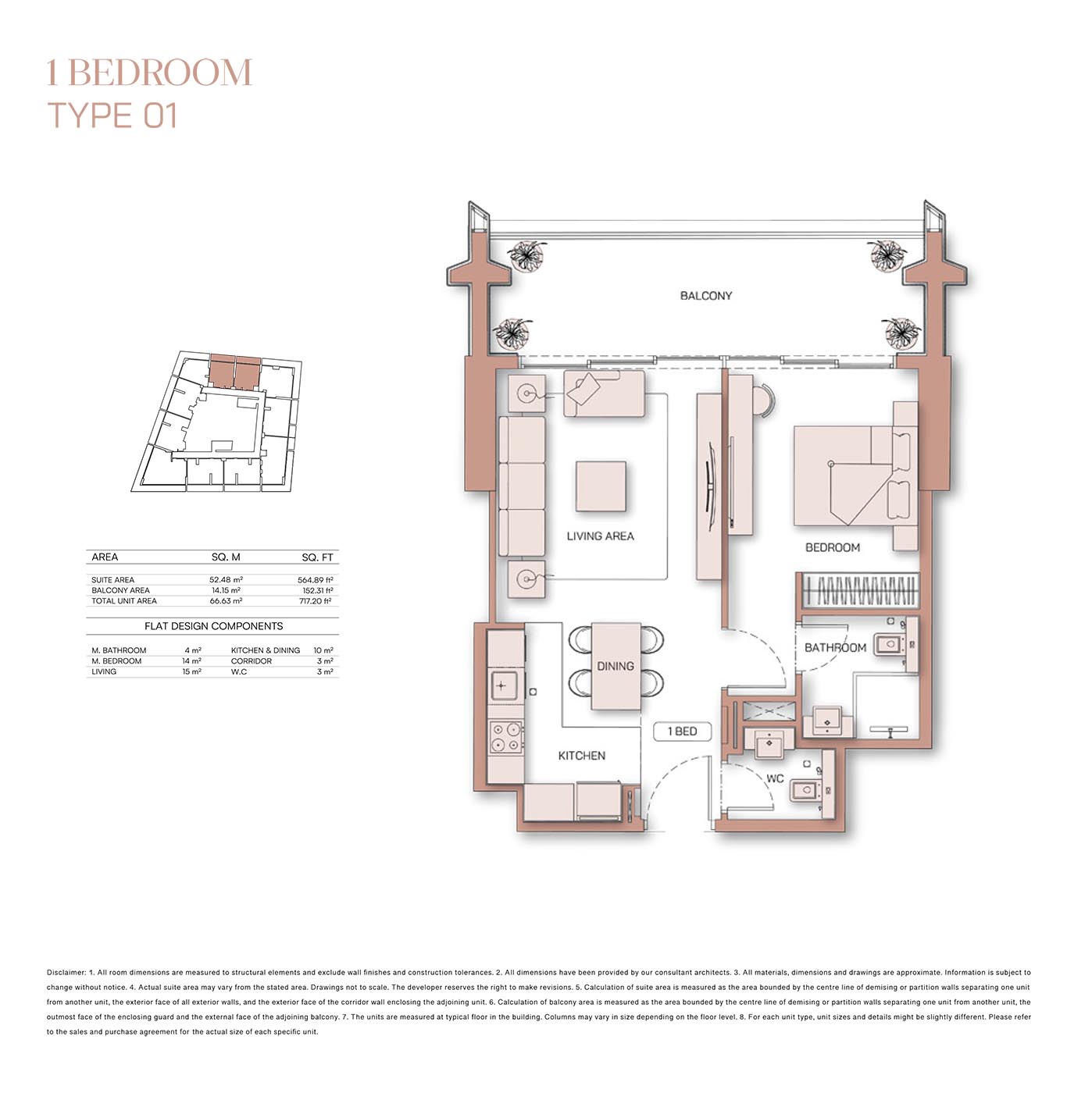 1 Bedroom
