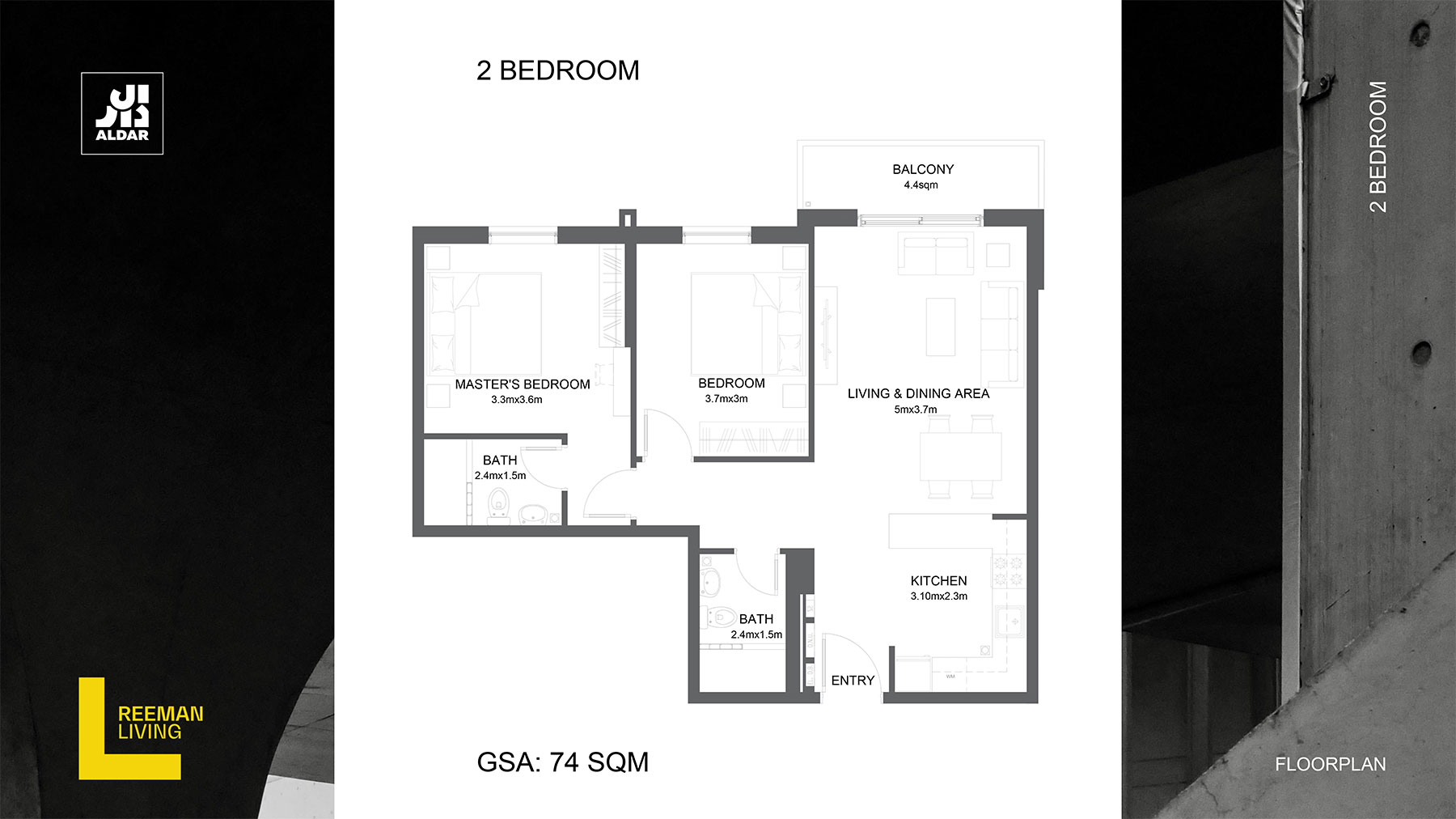 2 Bedroom