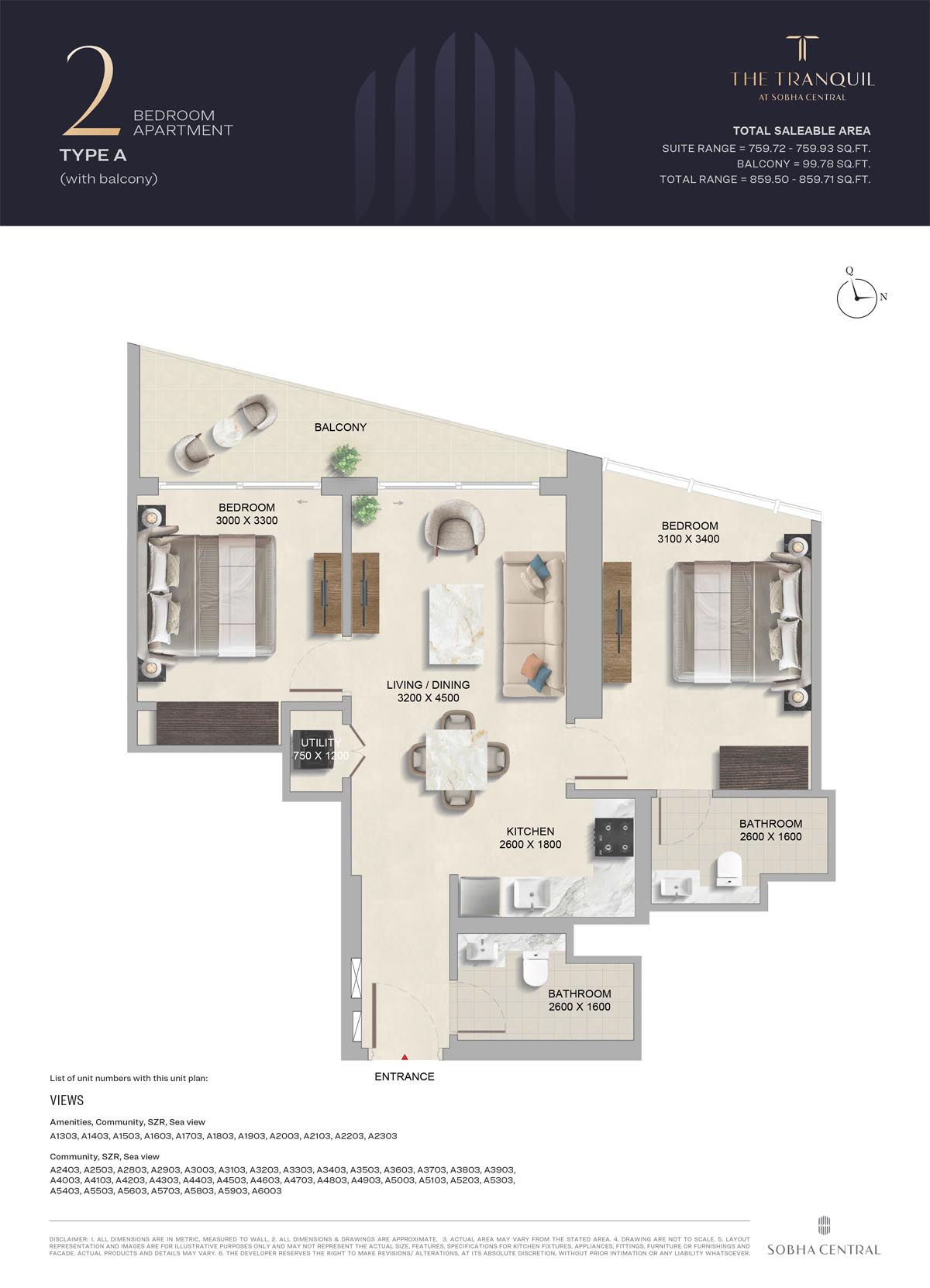 2 Bedroom