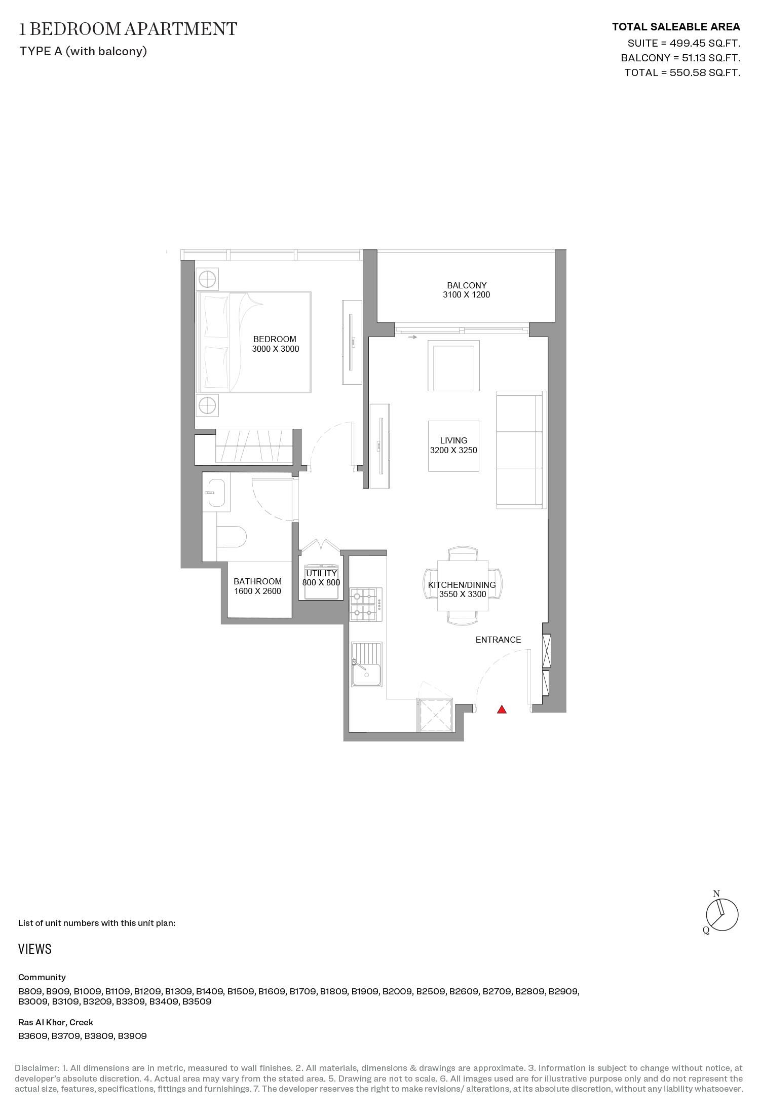 1 Bedroom