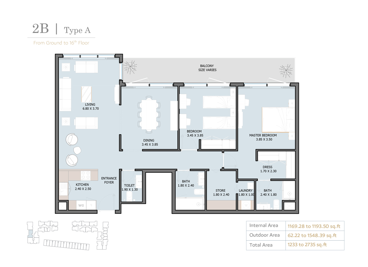 2 Bedroom